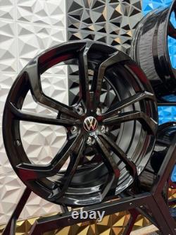 Brand New 19 Golf Gti Gtd R Style Alloy Wheels 5x112
