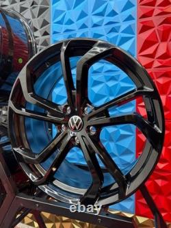 Brand New 19 Golf Gti Gtd R Style Alloy Wheels 5x112