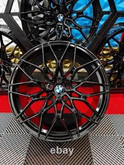 Brand New 20 Bmw M3 M4 Style Alloy Wheels Gloss Black 5x112 3 4 5 6 7 Series