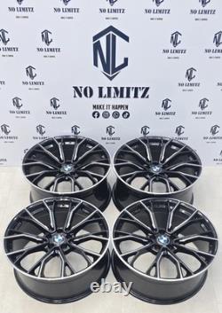 Brand New BMW 19 669M Style Alloy Wheels Staggered Set Diamond Cut 5x120