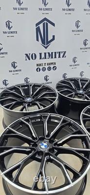 Brand New BMW 19 669M Style Alloy Wheels Staggered Set Diamond Cut 5x120