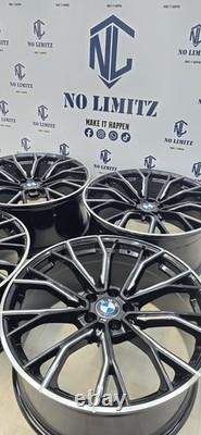 Brand New BMW 19 669M Style Alloy Wheels Staggered Set Diamond Cut 5x120
