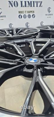 Brand New BMW 19 669M Style Alloy Wheels Staggered Set Diamond Cut 5x120