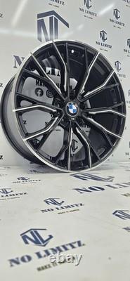 Brand New BMW 19 669M Style Alloy Wheels Staggered Set Diamond Cut 5x120
