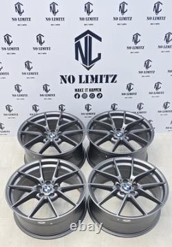 Brand New BMW 20 763M CS Style Alloy Wheels Staggered Set 5x120 Matt Grey