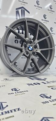 Brand New BMW 20 763M CS Style Alloy Wheels Staggered Set 5x120 Matt Grey
