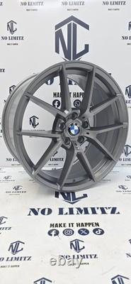 Brand New BMW 20 763M CS Style Alloy Wheels Staggered Set 5x120 Matt Grey
