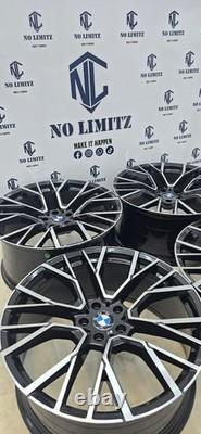Brand New BMW 22 809M Style Alloy Wheels X5 / X6 F15 F16 5x120 Diamond Cut
