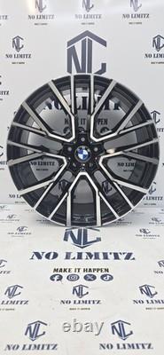 Brand New BMW 22 809M Style Alloy Wheels X5 / X6 F15 F16 5x120 Diamond Cut