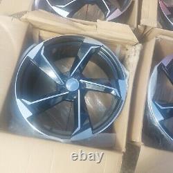 Brand New Boxed 20 Rotor Style Alloy Wheels 8.5j Et28 57.1 Audi Q3 Allroad Vw
