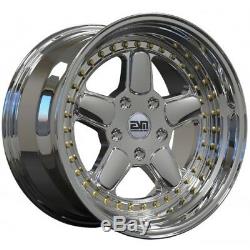 Deep Dish Alloy Wheels Split Rims Style Classic 2 3 Piece Euro German Staggered