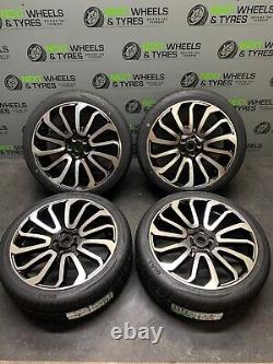 Discovery 3 / 4 / 5 22'' inch Alloy Wheels Turbine 7 style With New Tyres X4