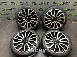 Discovery 3 / 4 / 5 22'' inch Alloy Wheels Turbine 7 style With New Tyres X4