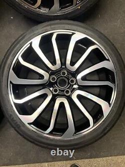 Discovery 3 / 4 / 5 22'' inch Alloy Wheels Turbine 7 style With New Tyres X4