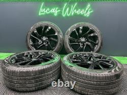 Discovery / Range Rover Sport Style 5025 21 Black Alloy Wheels 5/7mm+ Pirelli