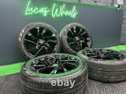 Discovery / Range Rover Sport Style 5025 21 Black Alloy Wheels 5/7mm+ Pirelli