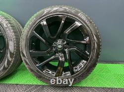 Discovery / Range Rover Sport Style 5025 21 Black Alloy Wheels 5/7mm+ Pirelli
