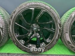 Discovery / Range Rover Sport Style 5025 21 Black Alloy Wheels 5/7mm+ Pirelli