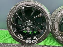 Discovery / Range Rover Sport Style 5025 21 Black Alloy Wheels 5/7mm+ Pirelli