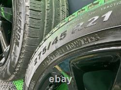 Discovery / Range Rover Sport Style 5025 21 Black Alloy Wheels 5/7mm+ Pirelli