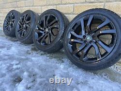 Discovery Sport Evoque HSE 20 Powdered Black Style 5011 Alloy Wheels & 7mm+