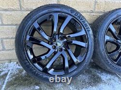 Discovery Sport Evoque HSE 20 Powdered Black Style 5011 Alloy Wheels & 7mm+