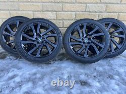 Discovery Sport Evoque HSE 20 Powdered Black Style 5011 Alloy Wheels & 7mm+