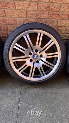 E46 M3 Style 67m Genuine 19 Inch Alloy Wheels / Staggered / Tyres 4-6mm Diamond