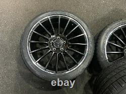 ExDisplay 18 Mercedes C63 AMG Style Alloy Wheels 225/40/18 Falken Tyres A/B CLA