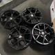 Ex Display 17 Vw Polo Estoril Style Alloy Wheels Black Polo Gti Gtd Beetle +