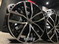 Ex Display 17 VW Polo GTI Style Alloy Wheels Black/Pol Polo Beetle + more