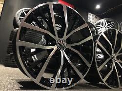Ex Display 17 VW Polo GTI Style Alloy Wheels Black/Pol Polo Beetle + more