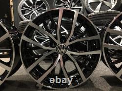 Ex Display 17 VW Polo GTI Style Alloy Wheels Black/Pol Polo Beetle + more