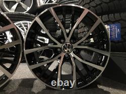 Ex Display 17 VW Polo GTI Style Alloy Wheels Black/Pol Polo Beetle + more