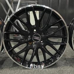 Ex Display 18 2020 Audi S-Line Style Alloy Wheels Gloss Black Audi A3 + more