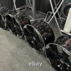 Ex Display 18 Audi RS3 Rotor Style Alloy Wheels Gloss Black Audi A3 + more