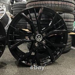 Ex Display 18 Black VW Golf GTD Santiago Style Alloy Wheels Golf Caddy Tiguan +