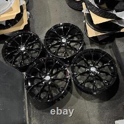 Ex Display 18 Black VW Golf R Warmenau Style Alloy Wheels Golf Caddy Tiguan +