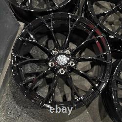 Ex Display 18 Black VW Golf R Warmenau Style Alloy Wheels Golf Caddy Tiguan +