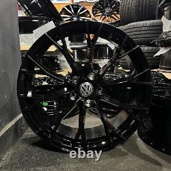 Ex Display 18 Black VW Golf R Warmenau Style Alloy Wheels Golf Caddy Tiguan +