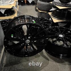 Ex Display 18 Black VW Golf R Warmenau Style Alloy Wheels Golf Caddy Tiguan +