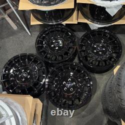 Ex Display 18 Ford style Gloss Black alloy wheels Transit custom Tourneo + more