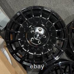 Ex Display 18 Ford style Gloss Black alloy wheels Transit custom Tourneo + more