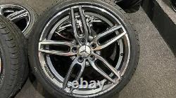 Ex Display 18 Mercedes AMG Sport style Alloy Wheels 225/40/18 255/35/18 Tyres