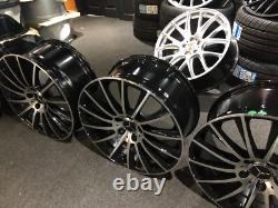 Ex Display 18 Mercedes Turbine Style Black&Pol Alloy Wheels A-Class B-Class CLA