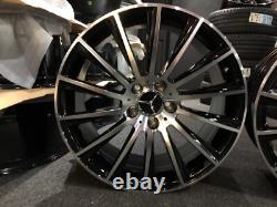 Ex Display 18 Mercedes Turbine Style Black&Pol Alloy Wheels A-Class B-Class CLA