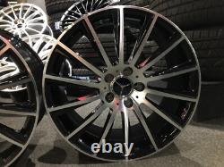 Ex Display 18 Mercedes Turbine Style Black&Pol Alloy Wheels A-Class B-Class CLA