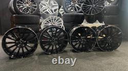 Ex Display 18 Mercedes Turbine Style Black Pol lip Alloy Wheels C-Class E-Class