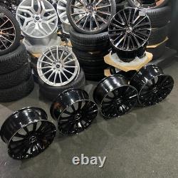 Ex Display 18 Mercedes Turbine Style Black Pol lip Alloy Wheels C-Class E-Class