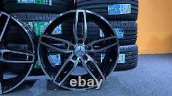 Ex Display 18 Mercedes sport Style Black & Pol Alloy Wheels A-Class B-Class CLA